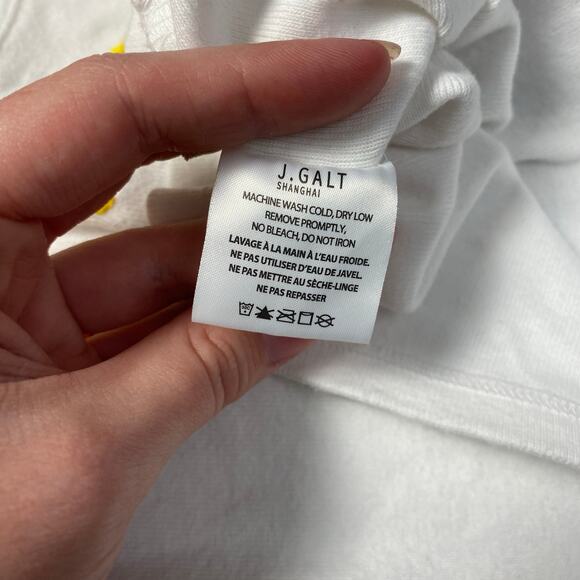 Brandy Melville Skylar Poppy Embroidered Cropped Tank Womens Multicolor - Picture 7 of 7